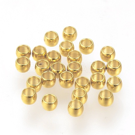 304 Stainless Steel Spacer Beads X-STAS-R065-30G-1