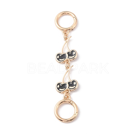 Cherry Enamel Link Purse Strap Extenders FIND-WH0126-158KCG-01-1