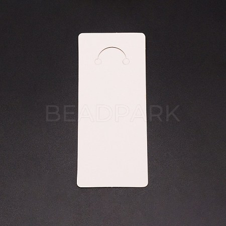 Blank Paper Keyring Display Card DIY-WH0315-02-1