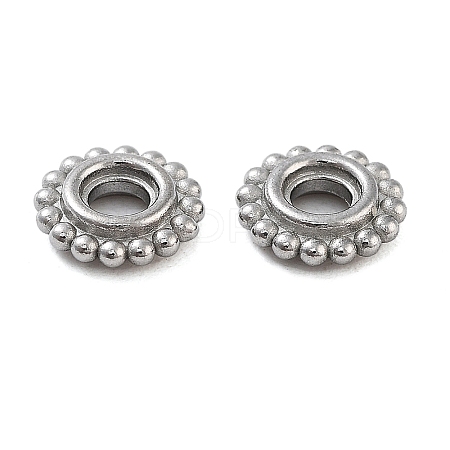 Non-Tarnish 304 Stainless Steel Spacer Beads STAS-L082-012P-1