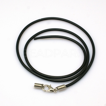 Rubber Necklace Cord Making NFS045-3-1