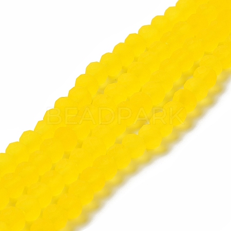 Transparent Glass Beads Strands EGLA-A034-T10mm-MD17-1