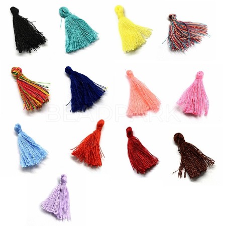 Handmade Polycotton(Polyester Cotton) Tassel Decorations OCOR-Q024-M-1