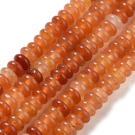 Natural Red Aventurine Beads Strands G-K343-C20-01-1