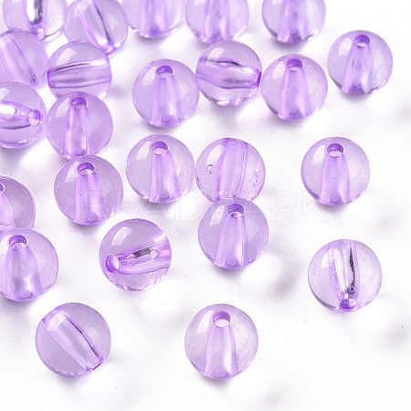 Transparent Acrylic Beads MACR-S370-A10mm-746-1