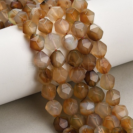 Natural Agate(Dyed & Heated) Beads Strands G-K425-B13-01-1