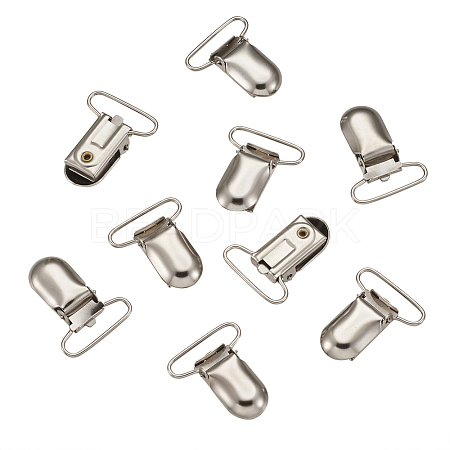 Metal Baby Pacifier Clips AJEW-TA0016-06P-1