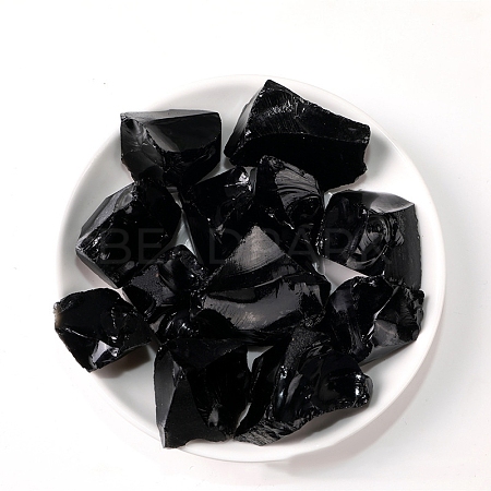 Natural Rough Raw Obsidian Display Decorations G-PW0007-145C-1