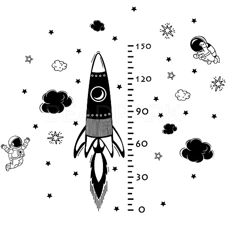 PVC Height Growth Chart Wall Sticker DIY-WH0232-025-1