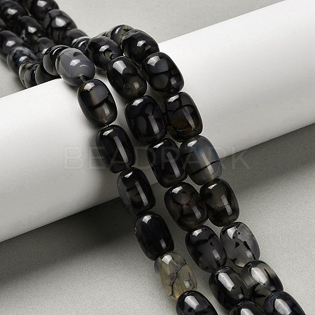 Natural Dragon Veins Agate Beads Strands G-D317-A01-01-1