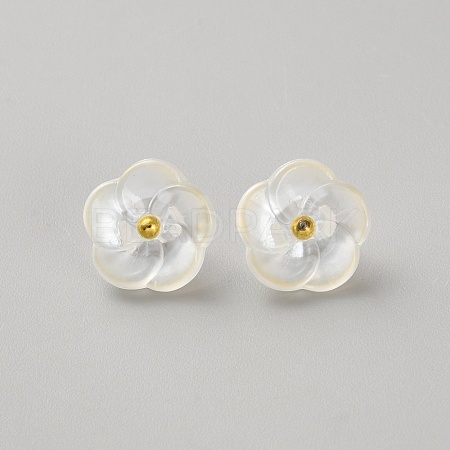 1-Hole Resin Shank Buttons AJEW-WH20048-01B-1
