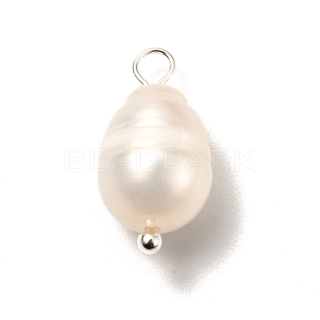Natural Cultured Freshwater Pearl Pendants X-PALLOY-JF00942-02-1