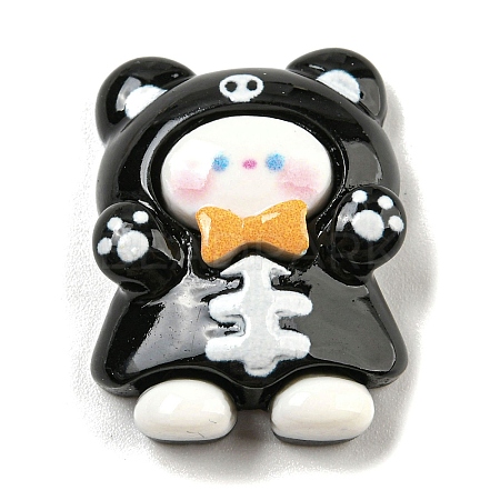 Halloween Theme Opaque Resin Decoden Cabochons RESI-E057-02D-1