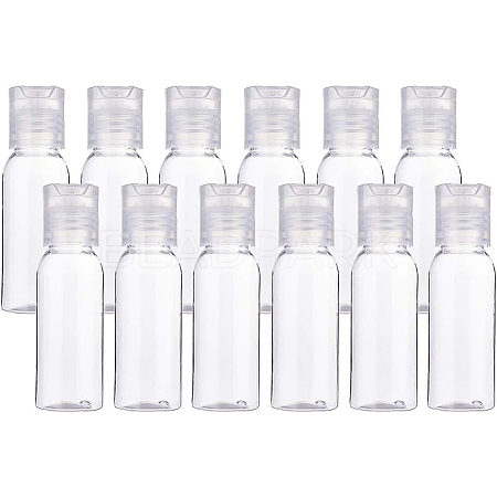 30ml Transparent PET Refillable Plastic Disc Top Cap Bottles MRMJ-WH0037-05A-1