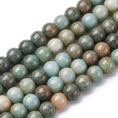 Ombre Effect Dyed Glass Beads Strands GLAA-T031-01O-13-1