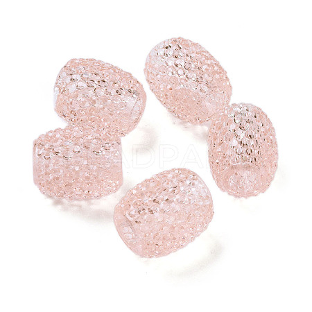 Transparent Resin European Jelly Colored Beads RESI-B025-01A-09-1