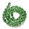 Electroplate Glass Beads Strands EGLA-D015-12x8mm-19-2