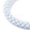 Glass Seed Crochet Beaded Bracelet BJEW-JB08083-01-4
