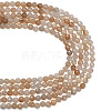 Natural Pink Aventurine Beads Strands G-C280-B05-6mm-5