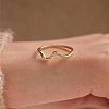 Wave Shaped 925 Sterling Silver Micro Pave Clear Cubic Zirconia Finger Rings FS-WG6021D-10-3