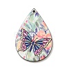 Opaque Acrylic Pendants MACR-D076-02B-1