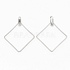 304 Stainless Steel Wire Pendants STAS-T051-005-2