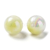 Two Tone Opaque Acrylic Beads SACR-P024-01A-W07-2