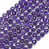 Natural Amethyst Beads Strands G-K389-B63-01-1