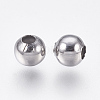 Round 304 Stainless Steel Spacer Beads STAS-I050-06-6mm-2