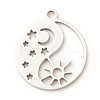 Non-Tarnish 201 Stainless Steel Pendants STAS-G258-05P-2