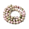 Natural White Jade Beads Strands G-H348-8mm-04-3