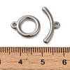 Non-Tarnish 304 Stainless Steel Toggle Clasps STAS-Q324-08P-3