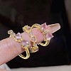 3Pcs Alloy with Rhinestone Cuff Rings FS-WGCB7EB-09-1