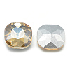 Pointed Back Glass Rhinestone Cabochons RGLA-T032-12x12mm-09-2