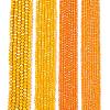 Electroplate Glass Beads Strands EGLA-A044-P3mm-B29-2