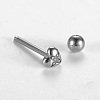 316L Surgical Stainless Steel Micro Pave Clear Cubic Zirconia Tongue Rings FS-WG6EDE0-02-3