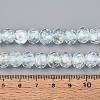 Handmade Foil Lampwork Beads Strands FOIL-T008-09D-4