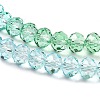 Transparent Painted Glass Beads Strands LS-DGLA-A034-T6mm-A16-4