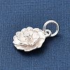 925 Sterling Silver Lotus Flower Charms STER-U009-01S-02-3