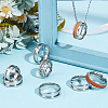30Pcs 6 Size 201 Stainless Steel Grooved Finger Ring Settings RJEW-UN0002-82P-4