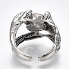 Alloy Cuff Finger Rings RJEW-T006-62-3