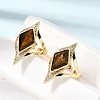 Brass Micro Pave Cubic Zirconia Cuff Rings for Women GG-CBA7610-11G-2