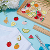 Computerized Embroidery Cloth Iron on/Sew on Patches PATC-WH0026-07-7
