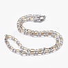 304 Stainless Steel Figaro Chain Necklaces NJEW-L167-09-GP-2