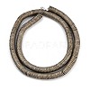 Electroplated Synthetic Non-magnetic Hematite Beads Strands G-H020-M01-21-2