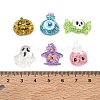 Halloween Transparent Resin Cabochons RE-CBA1EFB-01-3