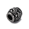 304 Stainless Steel European Beads STAS-S171-09AS-2