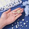About 1173pcs ABS Plastic Imitation Pearl Beads KY-CJ0001-96-4