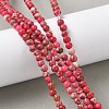 Dyed Natural Regalite/Imperial Jasper/Sea Sediment Jasper Beads Strands G-B124-C05-09-5