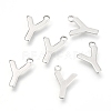 Non-Tarnish 201 Stainless Steel Charms X-STAS-C021-06P-Y-1